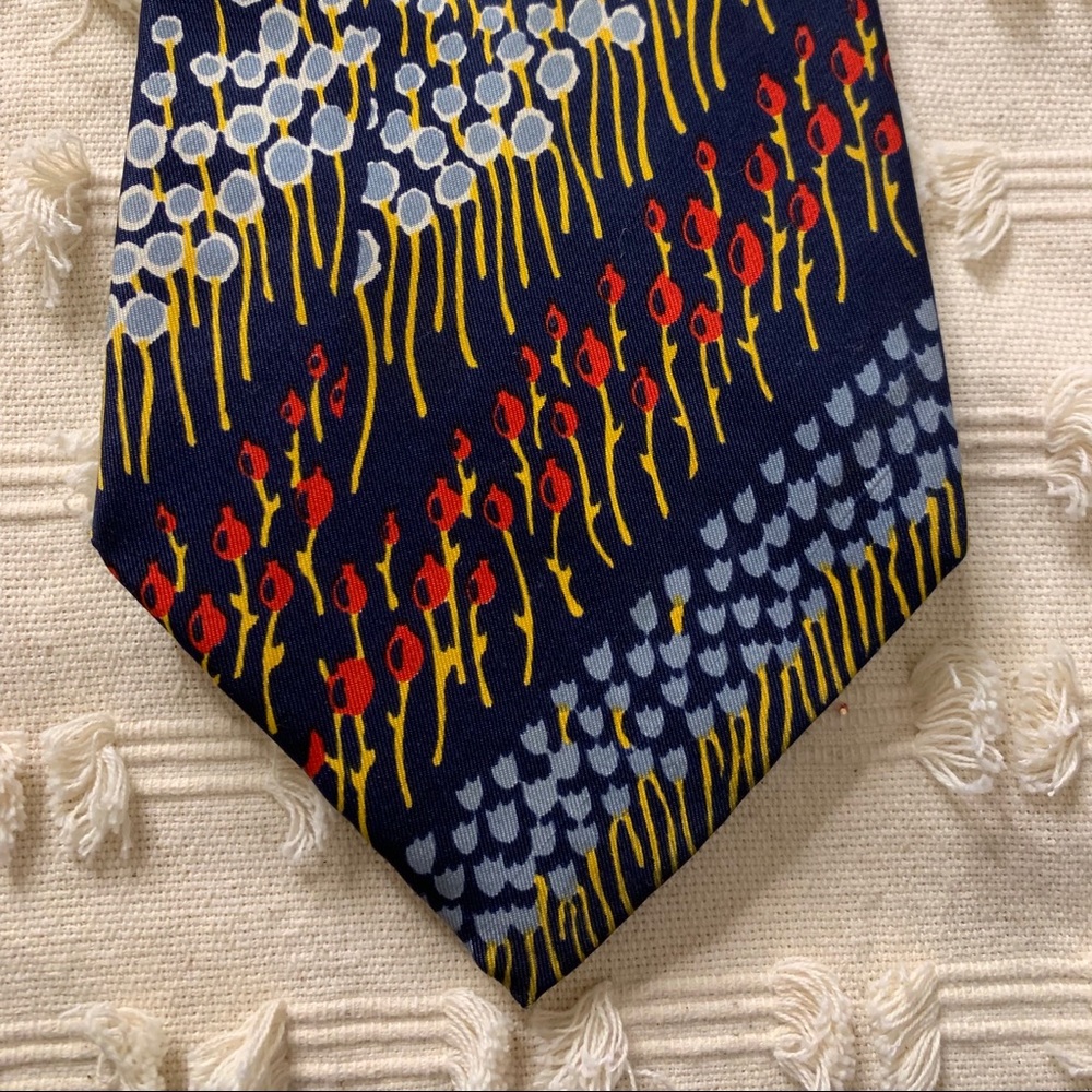 VINTAGE Balmain | 100% Italian Silk Tie